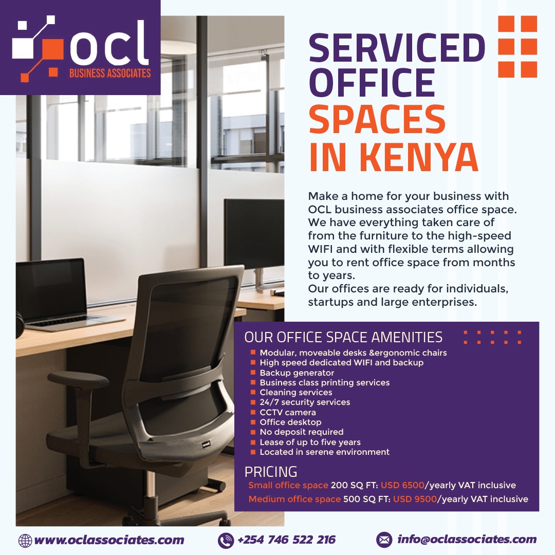 Private office for lease by OCL business associates