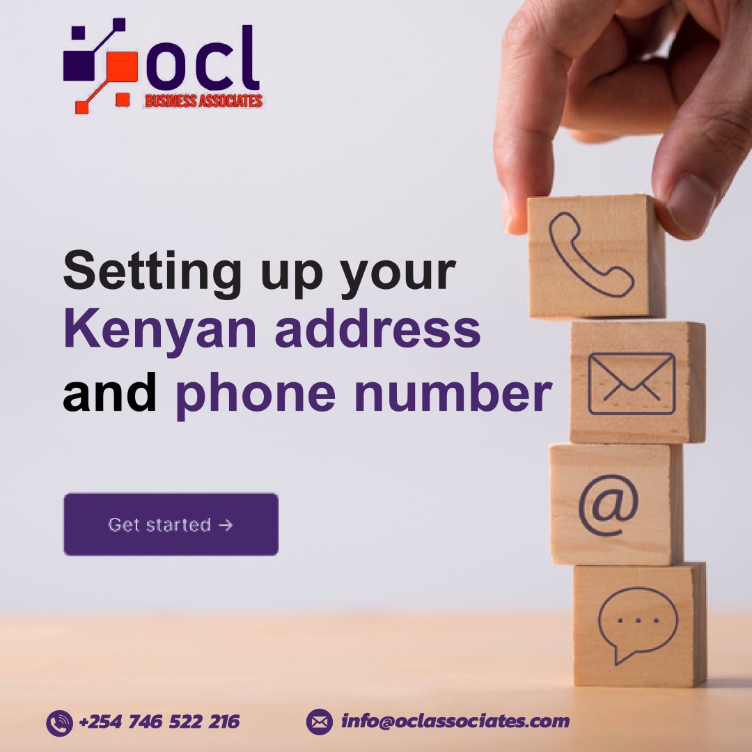 Setting up your Kenyan address and phone number